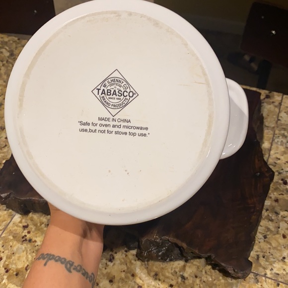 Vintage Tabasco crock with lid - Picture 6 of 6